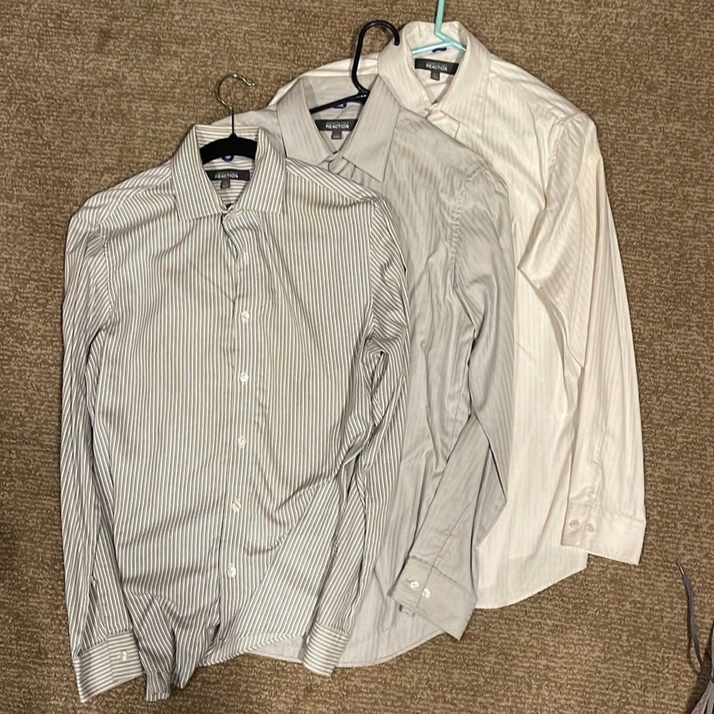 3 x Kenneth Cole reaction dress shirts